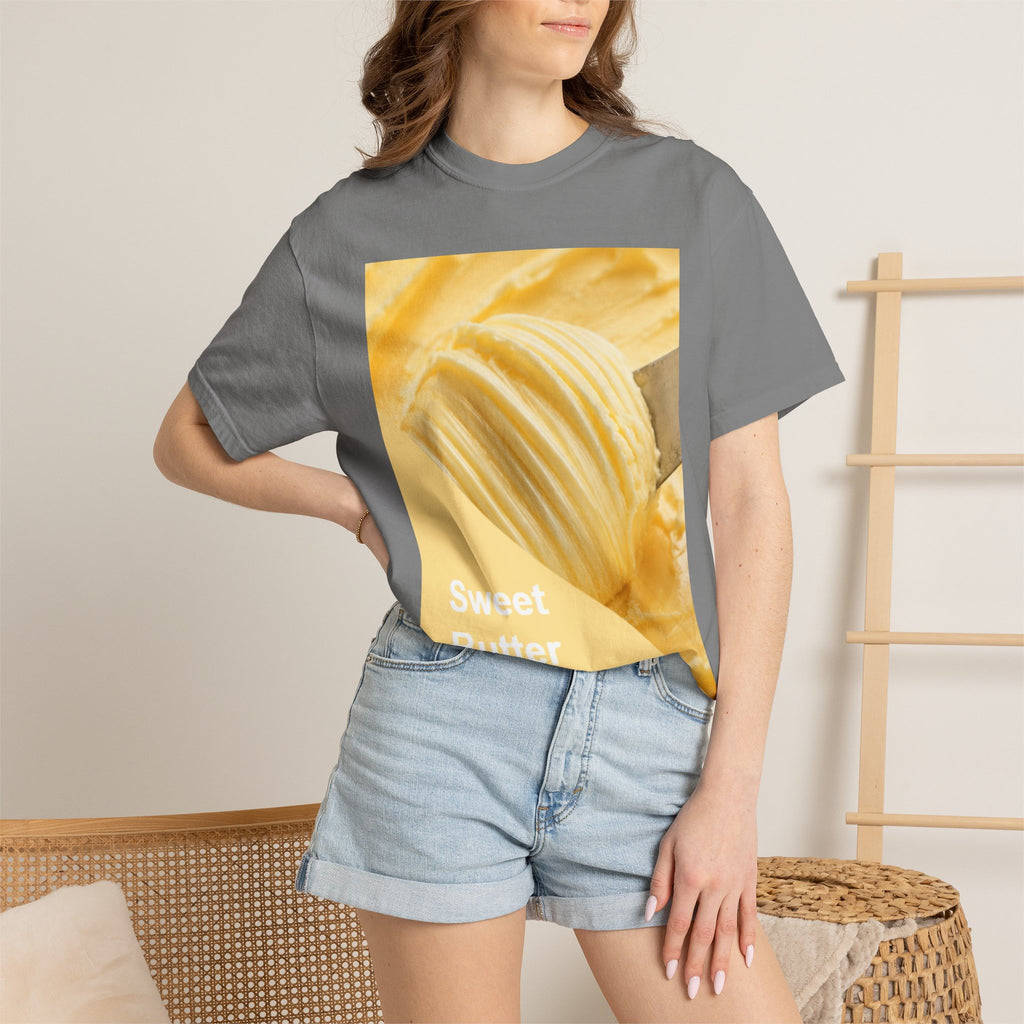 Sweet Butter Photo Tee — Retro Food Graphic T-Shirt