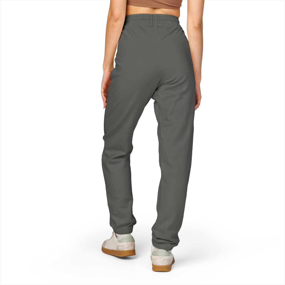 Fleece Sweatpants with Bone Patch — Casual Lounge Joggers