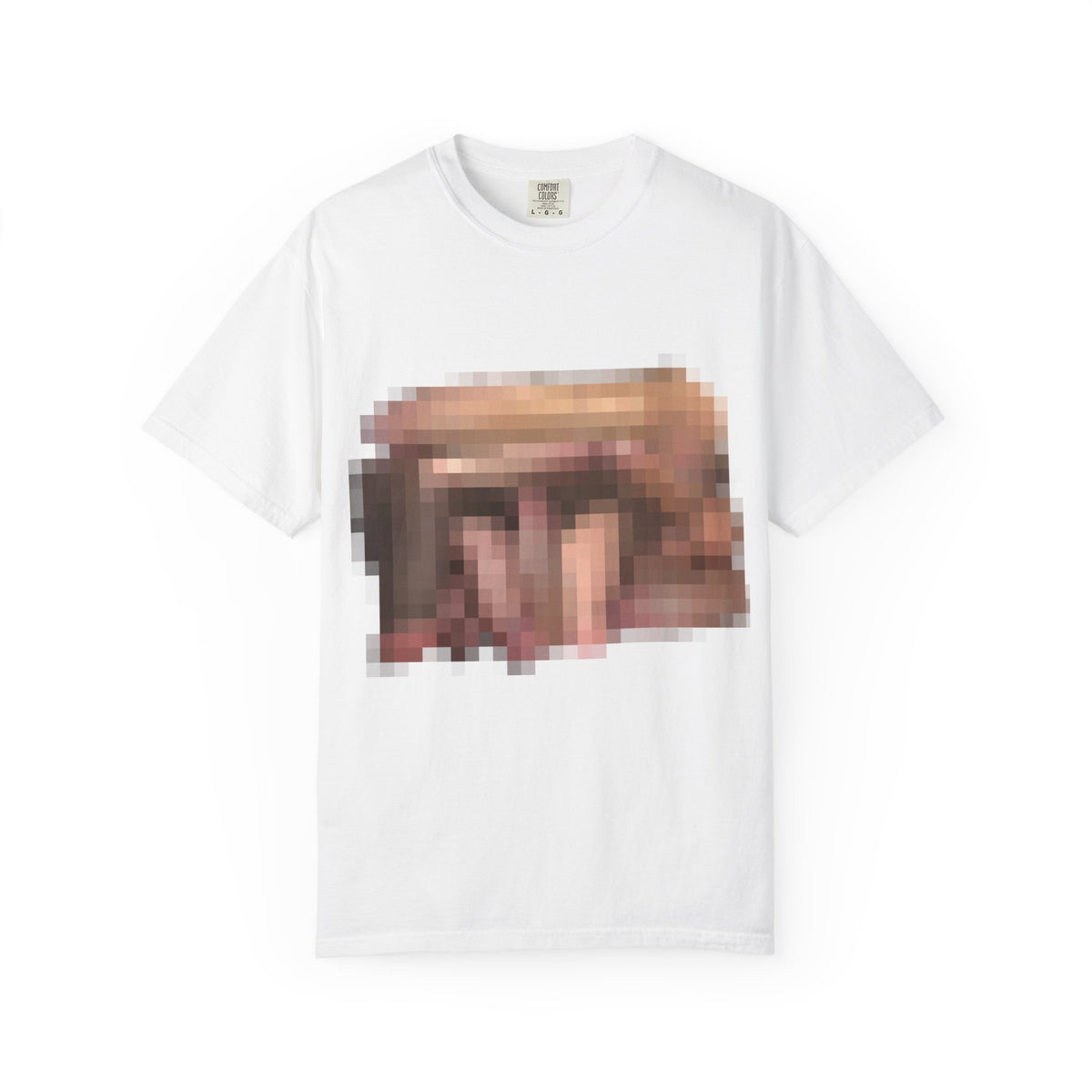 Graphic T-Shirt with Pixelated Illustration