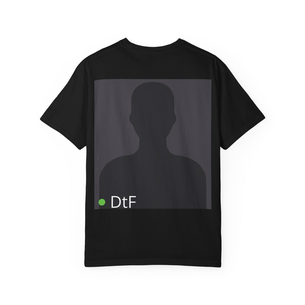 DtF Top Graphic T-Shirt — Funny Dating App Online Now Tee