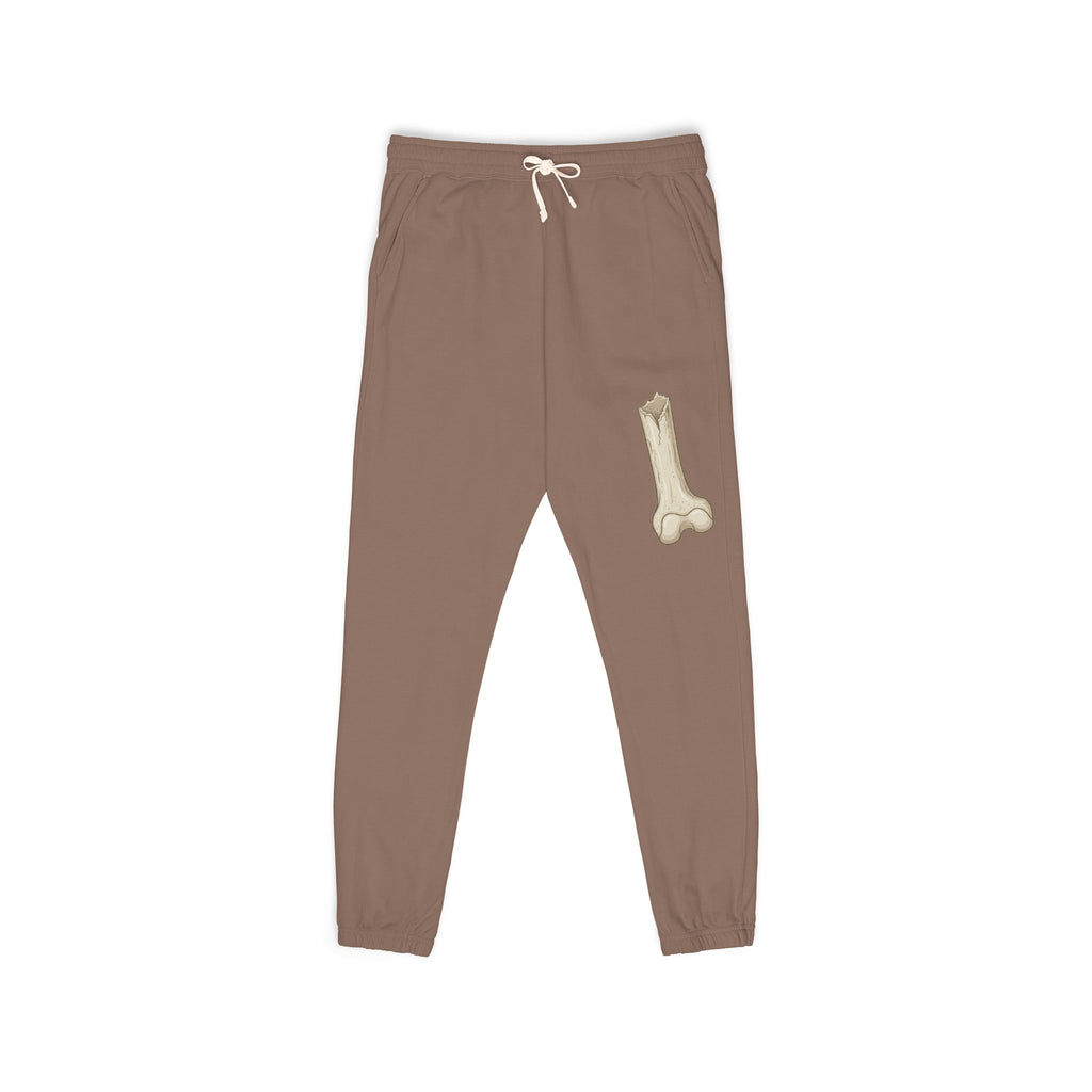 Fleece Sweatpants with Bone Patch — Casual Lounge Joggers