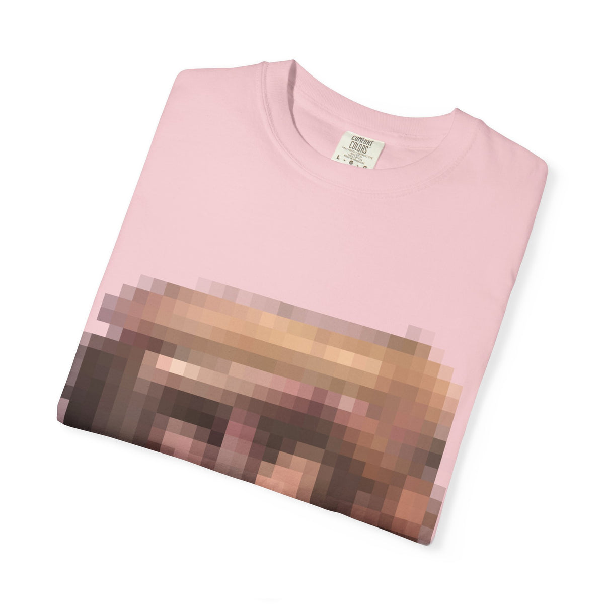 Graphic T-Shirt with Pixelated Illustration