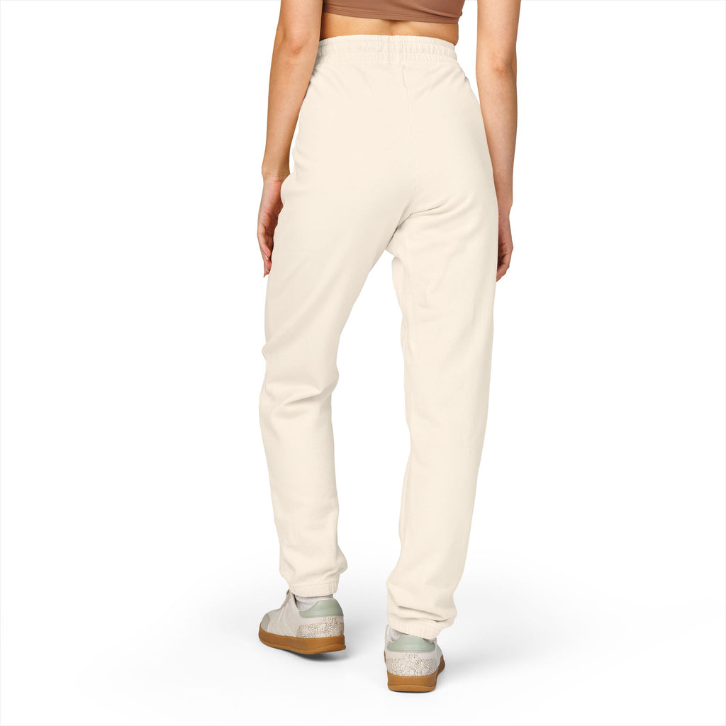 Fleece Sweatpants with Bone Patch — Casual Lounge Joggers