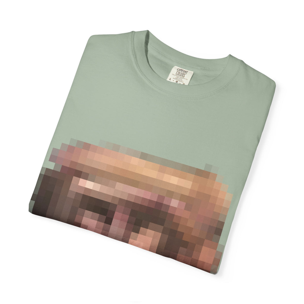 Graphic T-Shirt with Pixelated Illustration