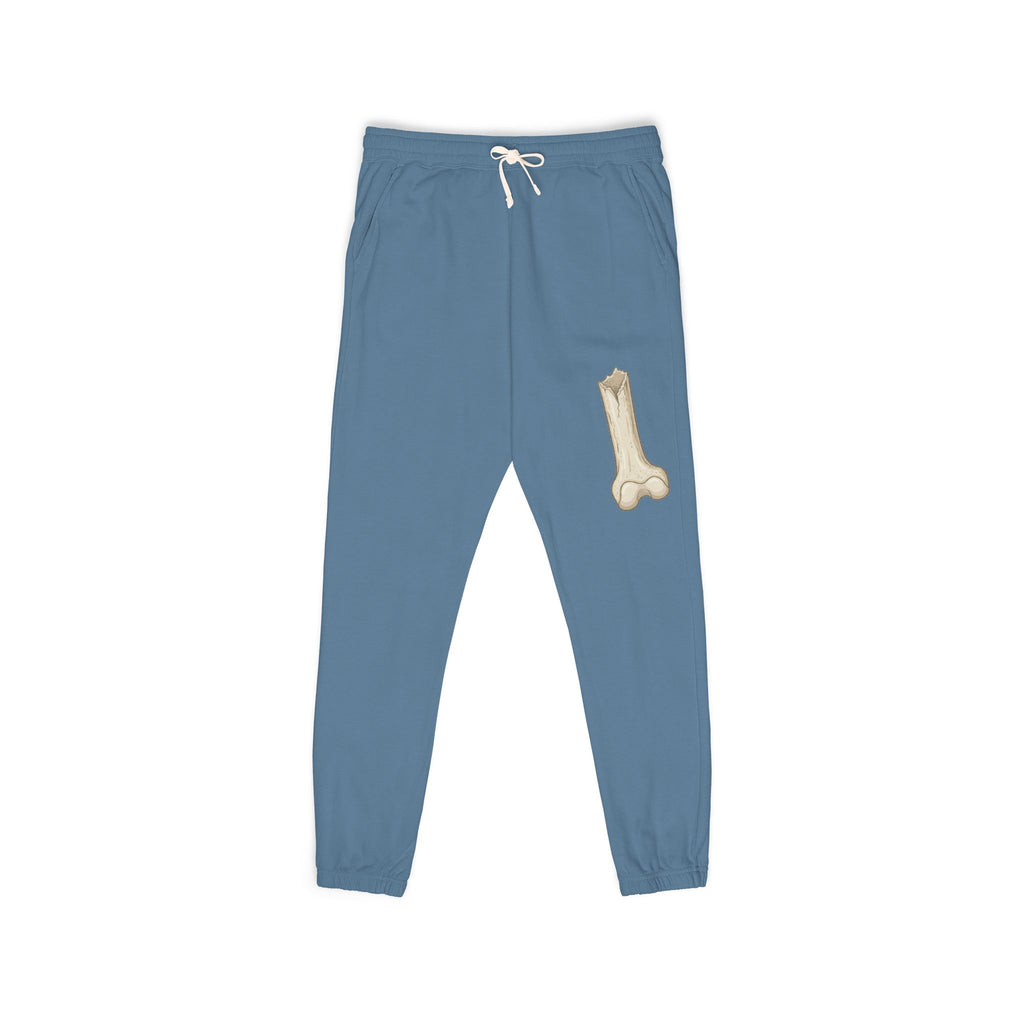 Fleece Sweatpants with Bone Patch — Casual Lounge Joggers