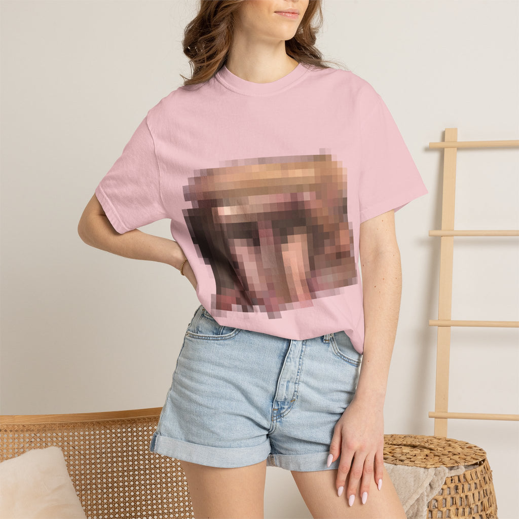 Graphic T-Shirt with Pixelated Illustration