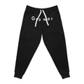 Grower Athletic Joggers — Black Casual Fitness Sweatpants with 'Grower' Text
