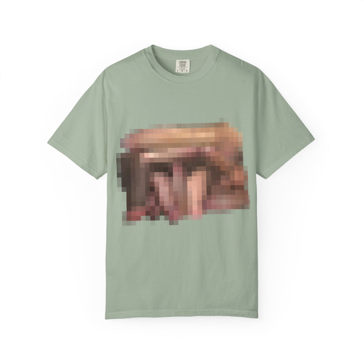 Graphic T-Shirt with Pixelated Illustration