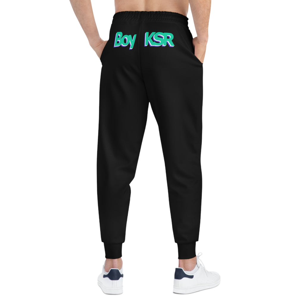 Grower Athletic Joggers — Black Casual Fitness Sweatpants with 'Grower' Text