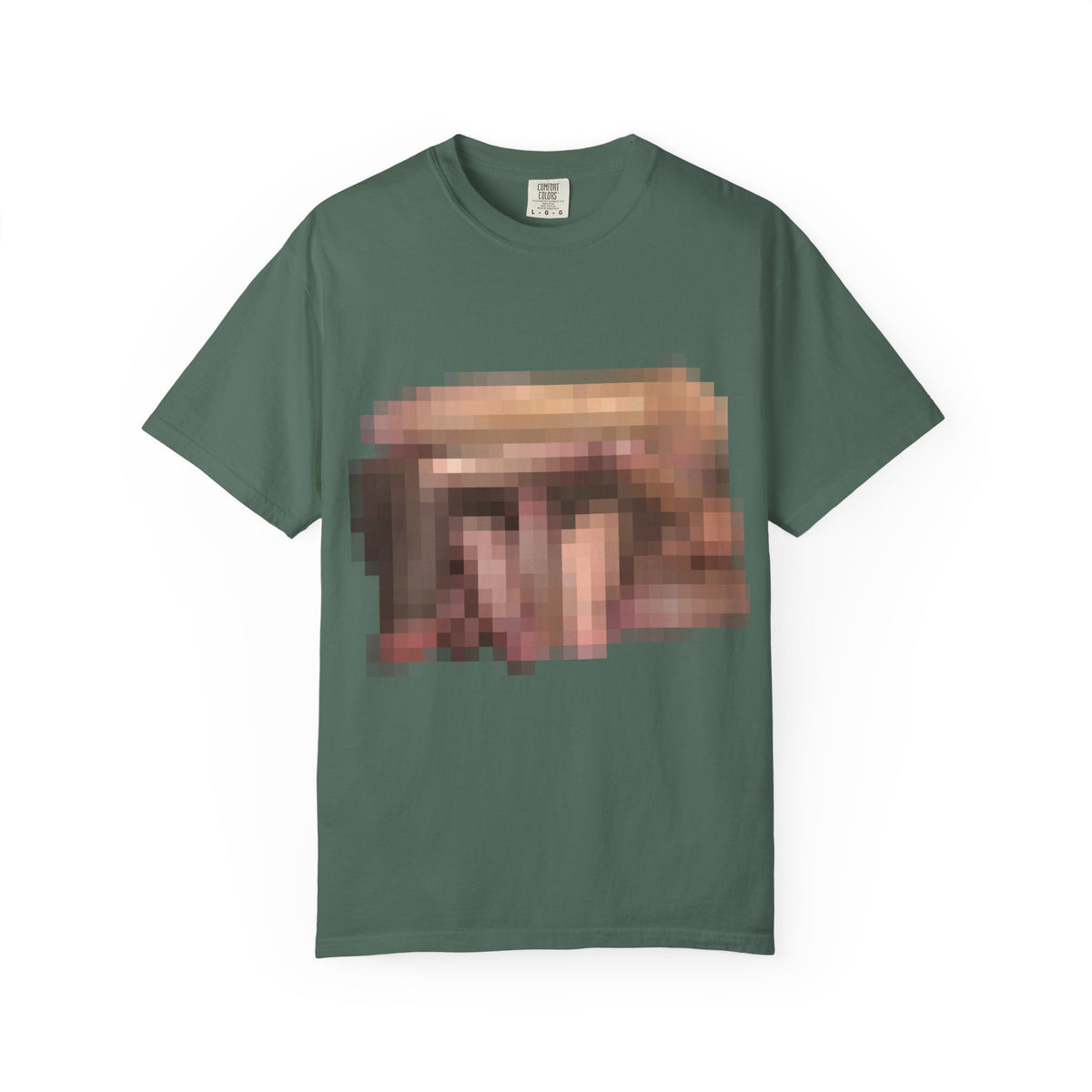 Graphic T-Shirt with Pixelated Illustration