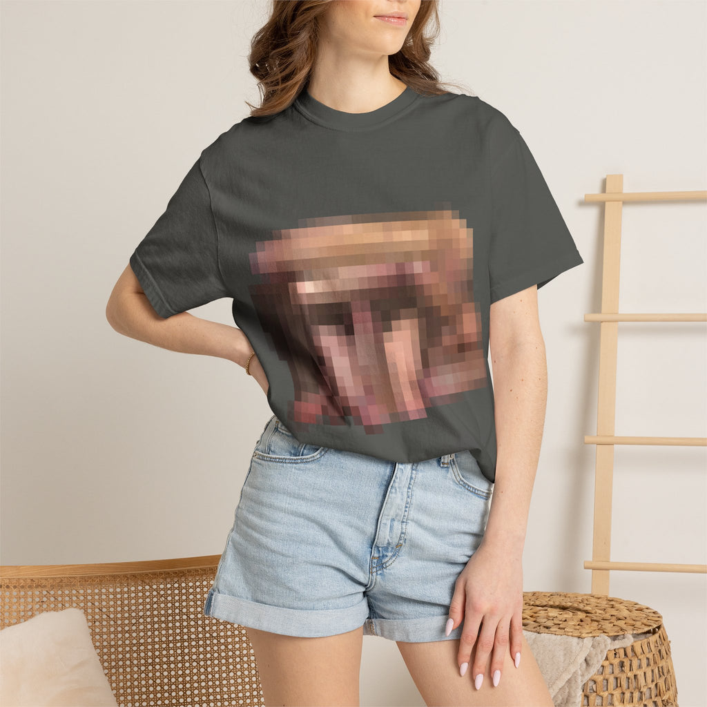 Graphic T-Shirt with Pixelated Illustration