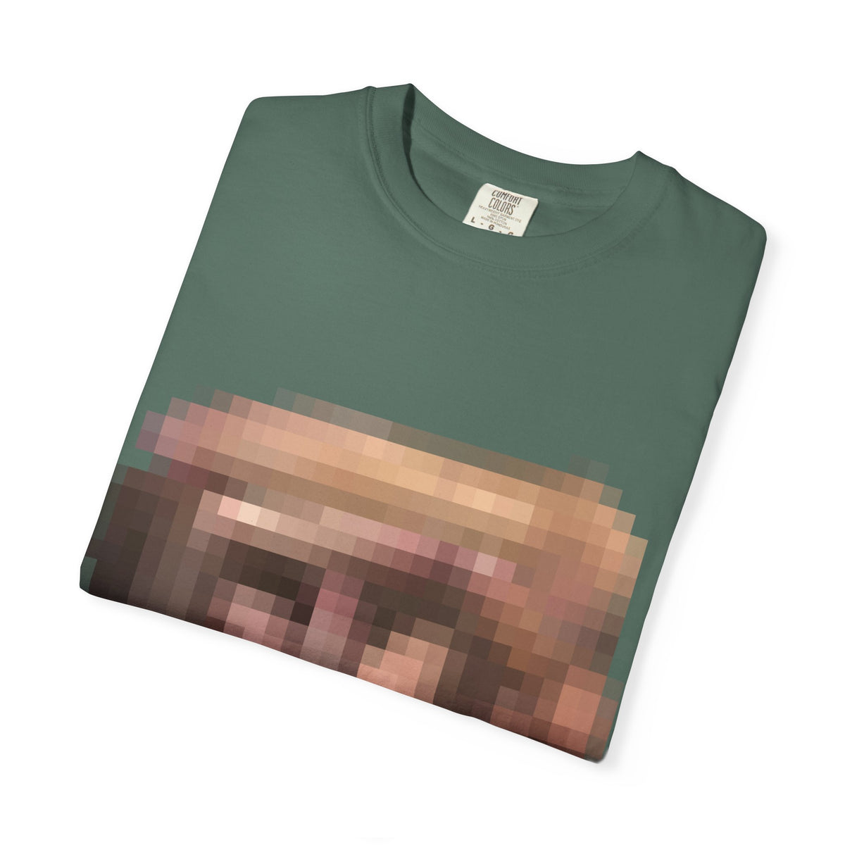 Graphic T-Shirt with Pixelated Illustration