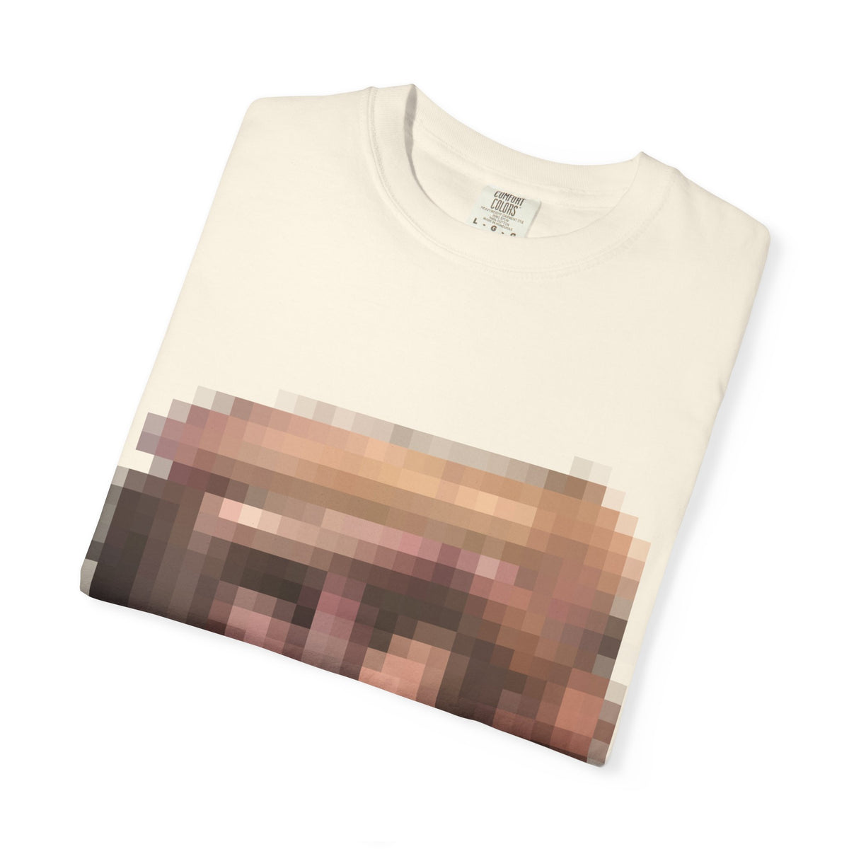 Graphic T-Shirt with Pixelated Illustration