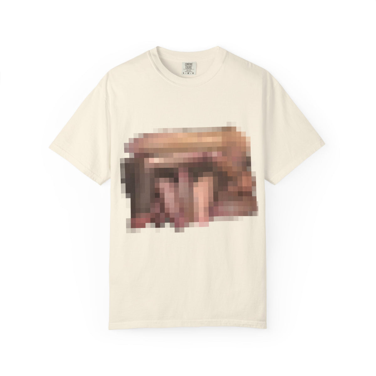 Graphic T-Shirt with Pixelated Illustration
