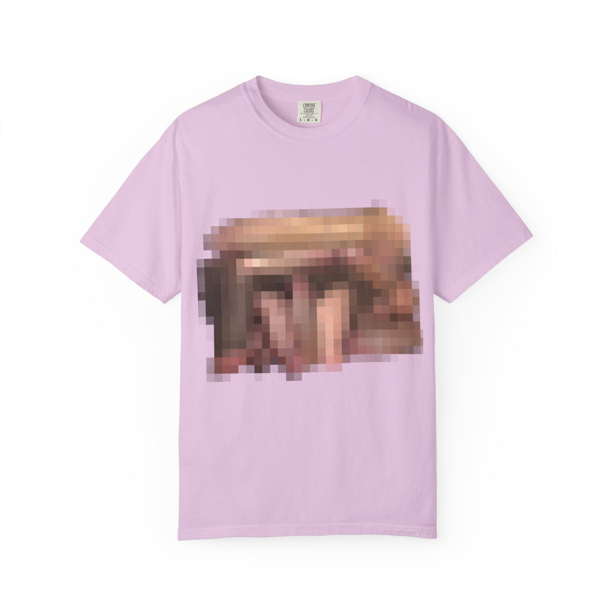 Graphic T-Shirt with Pixelated Illustration