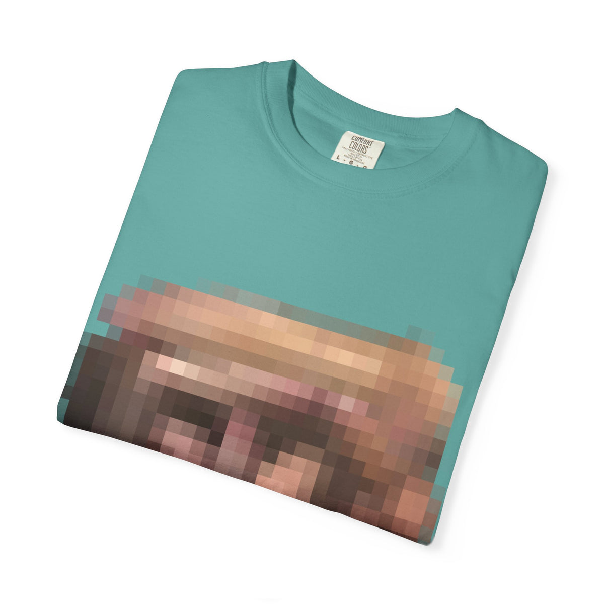 Graphic T-Shirt with Pixelated Illustration