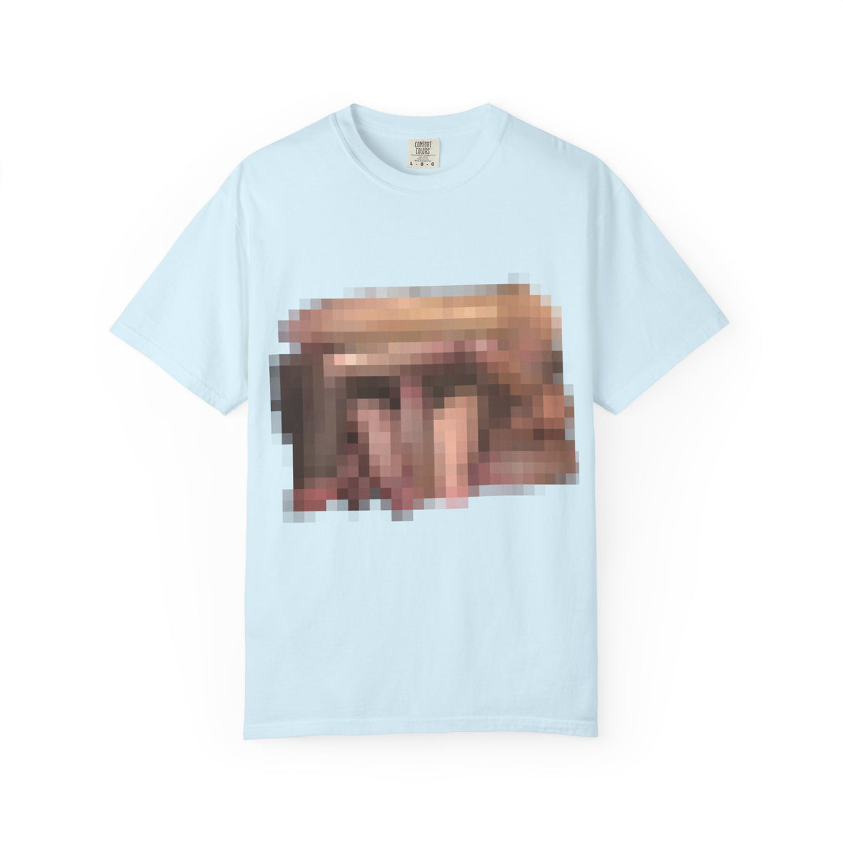 Graphic T-Shirt with Pixelated Illustration