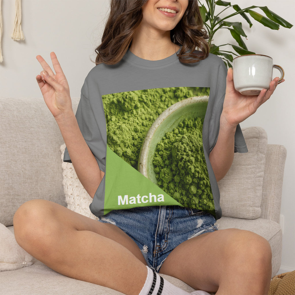 Matcha Latte Graphic T-Shirt