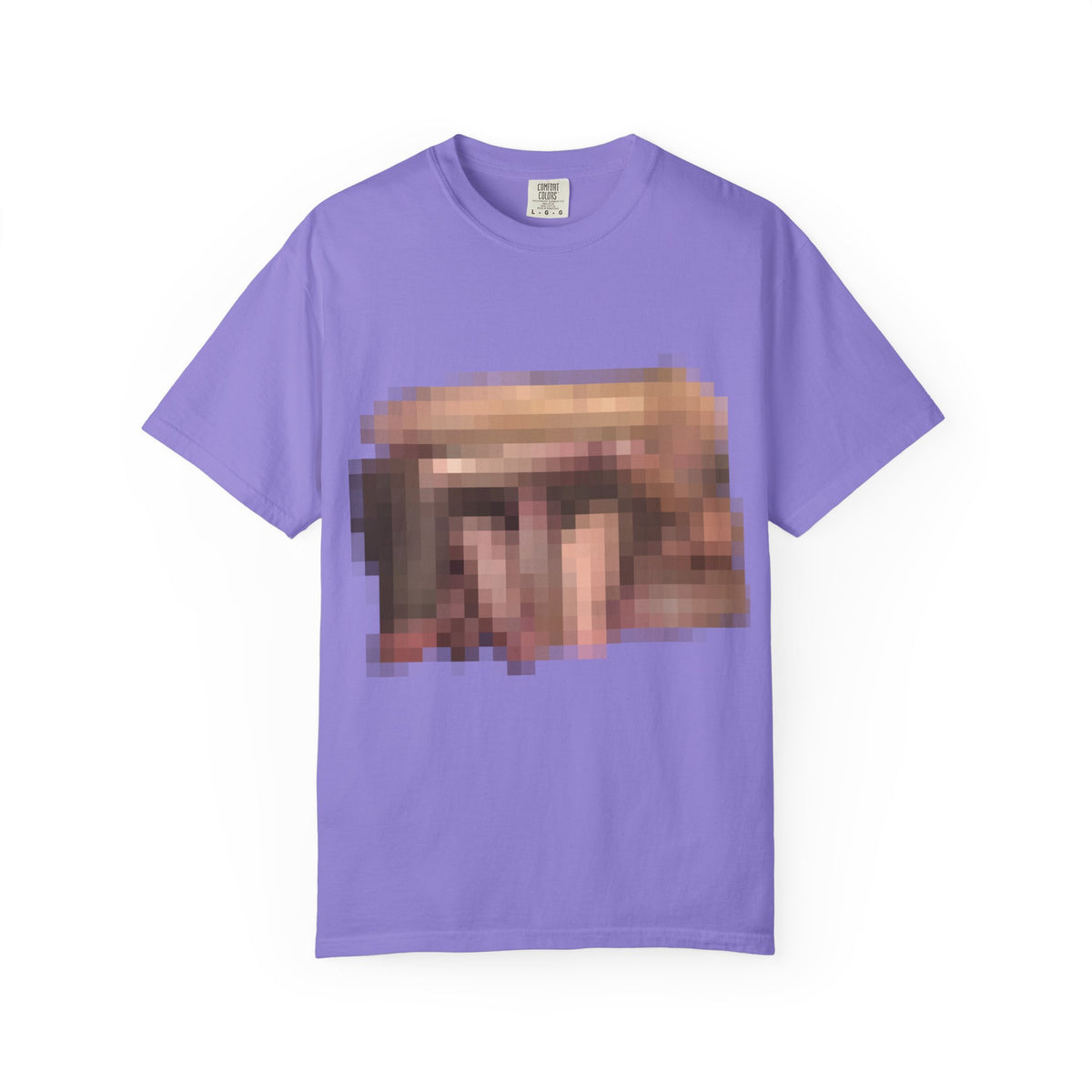 Graphic T-Shirt with Pixelated Illustration