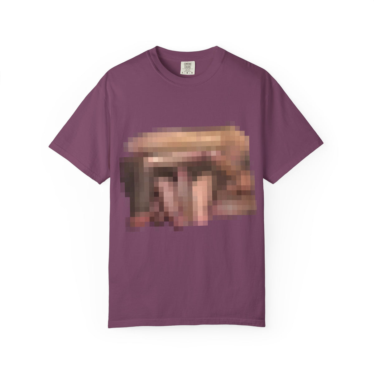 Graphic T-Shirt with Pixelated Illustration