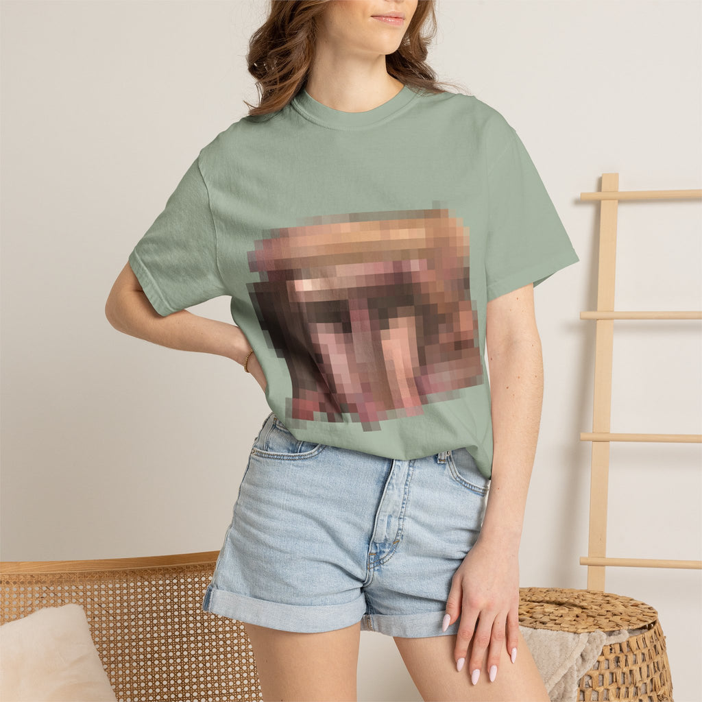 Graphic T-Shirt with Pixelated Illustration