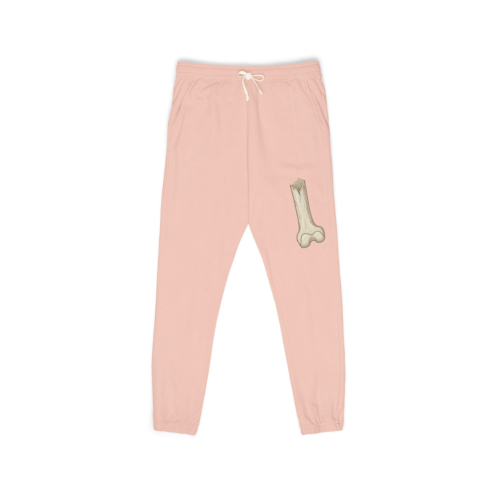 Fleece Sweatpants with Bone Patch — Casual Lounge Joggers