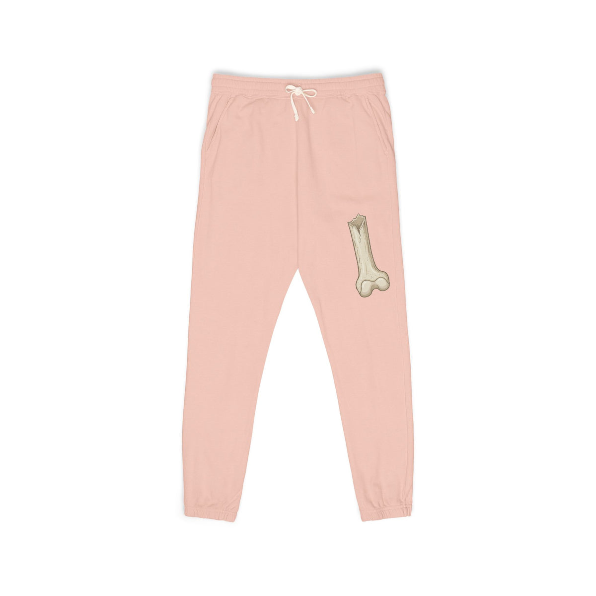 Fleece Sweatpants with Bone Patch — Casual Lounge Joggers