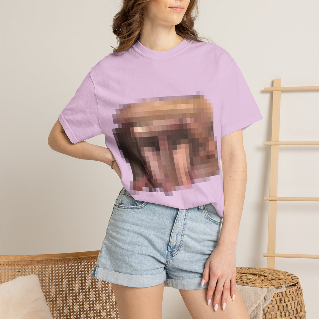 Graphic T-Shirt with Pixelated Illustration
