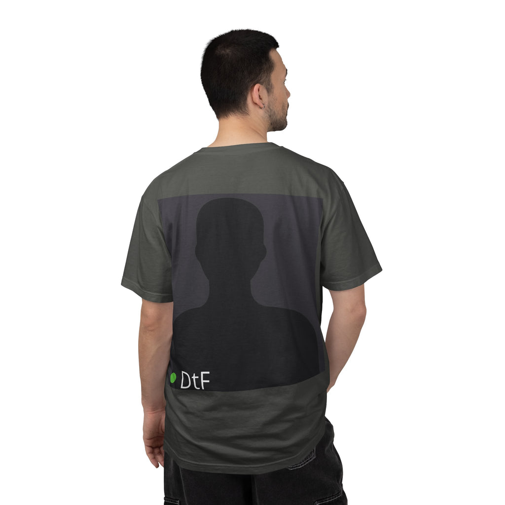 DtF Top Graphic T-Shirt — Funny Dating App Online Now Tee