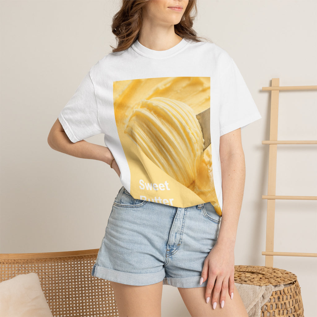 Sweet Butter Photo Tee — Retro Food Graphic T-Shirt