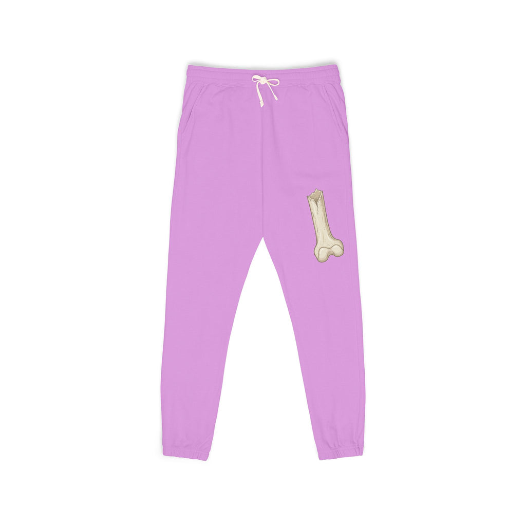 Fleece Sweatpants with Bone Patch — Casual Lounge Joggers